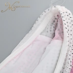 soft pink rhinestone dress